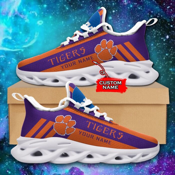 NCAA Clemson Tigers Max Soul Sneaker Custom Name Style 1HTN7020