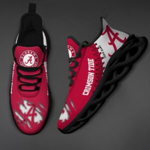 NCAA Custom name 01 Alabama Crimson Tide Personalized Max Soul Shoes