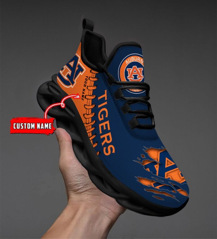 NCAA Custom name 03 Auburn Tigers Personalized Max Soul Shoes