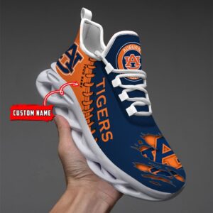 NCAA Custom name 03 Auburn Tigers Personalized Max Soul Shoes