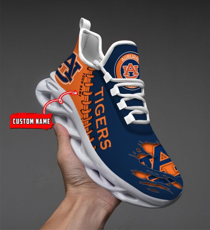 NCAA Custom name 03 Auburn Tigers Personalized Max Soul Shoes