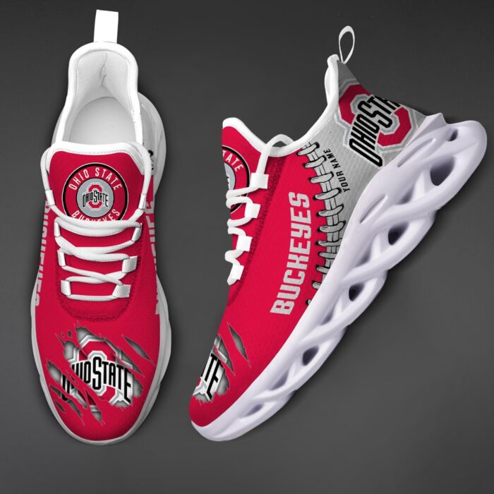 NCAA Custom name 04 Ohio State Buckeyes Personalized Max Soul Shoe