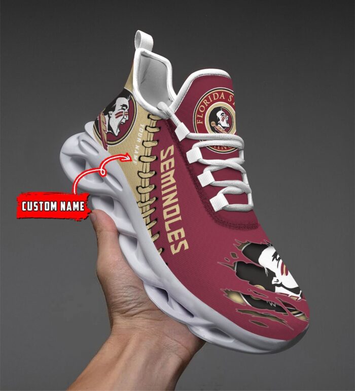 NCAA Custom name 07 Florida State Seminoles Personalized Max Soul Shoes