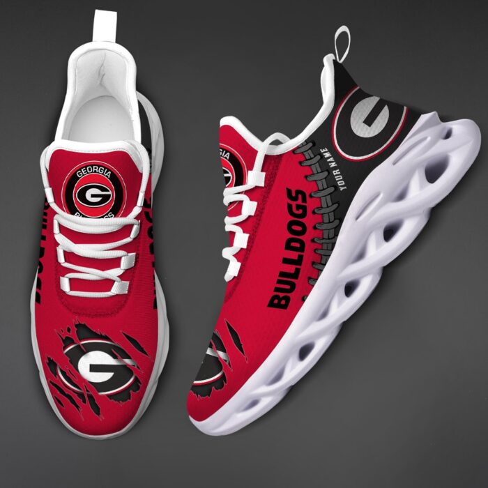 NCAA Custom name 08 Georgia Bulldogs Personalized Max Soul Shoes