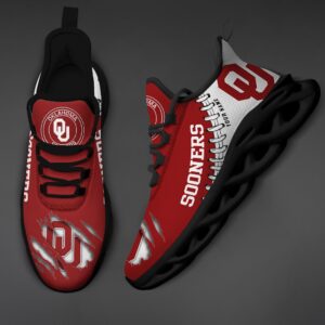 NCAA Custom name 10 Oklahoma Sooners Personalized Max Soul Shoes