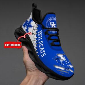 NCAA Custom name 12 Kentucky Wildcats Personalized Max Soul Shoes