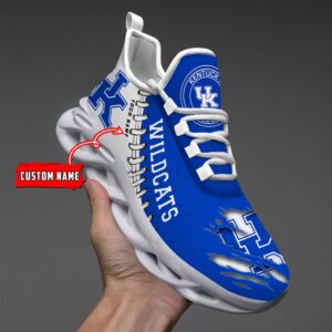 NCAA Custom name 12 Kentucky Wildcats Personalized Max Soul Shoes