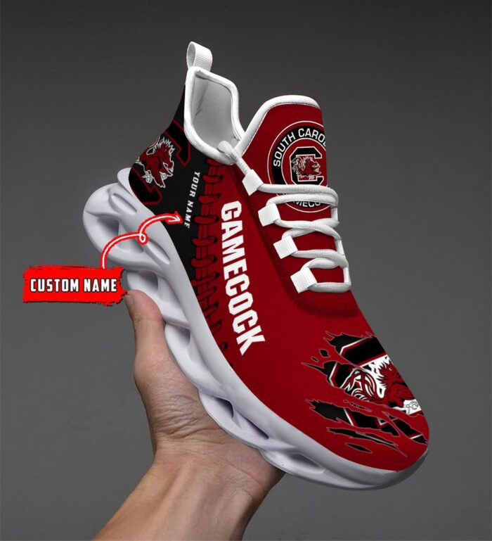 NCAA Custom name 15 South Carolina Gamecocks Personalized Max Soul Shoes