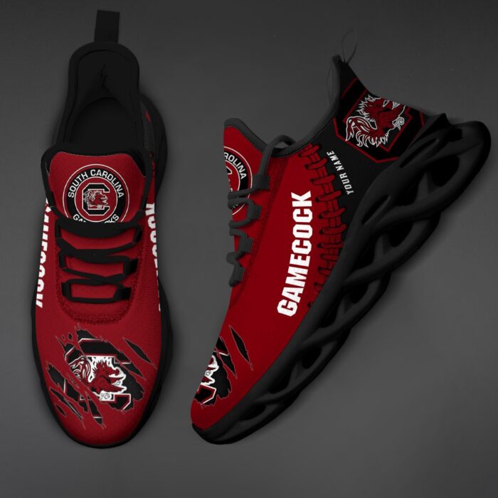 NCAA Custom name 15 South Carolina Gamecocks Personalized Max Soul Shoes