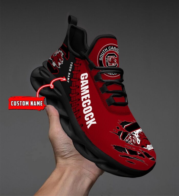 NCAA Custom name 15 South Carolina Gamecocks Personalized Max Soul Shoes