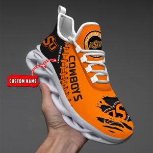 NCAA Custom name 17 Oklahoma State Cowboys Personalized Max Soul Shoes