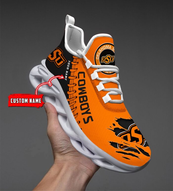 NCAA Custom name 17 Oklahoma State Cowboys Personalized Max Soul Shoes