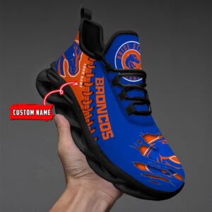 NCAA Custom name 23 Boise State Broncos Personalized Max Soul Shoes