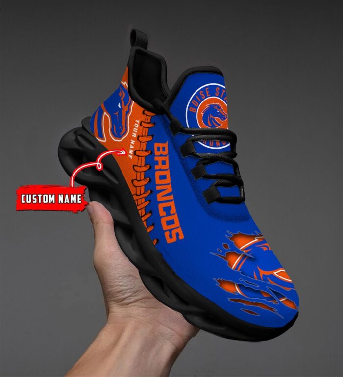 NCAA Custom name 23 Boise State Broncos Personalized Max Soul Shoes