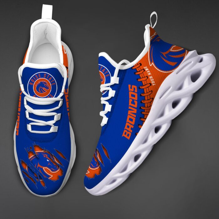 NCAA Custom name 23 Boise State Broncos Personalized Max Soul Shoes