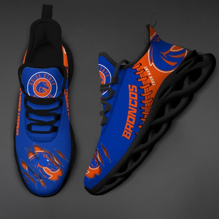 NCAA Custom name 23 Boise State Broncos Personalized Max Soul Shoes