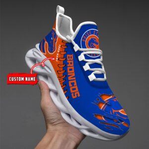 NCAA Custom name 23 Boise State Broncos Personalized Max Soul Shoes