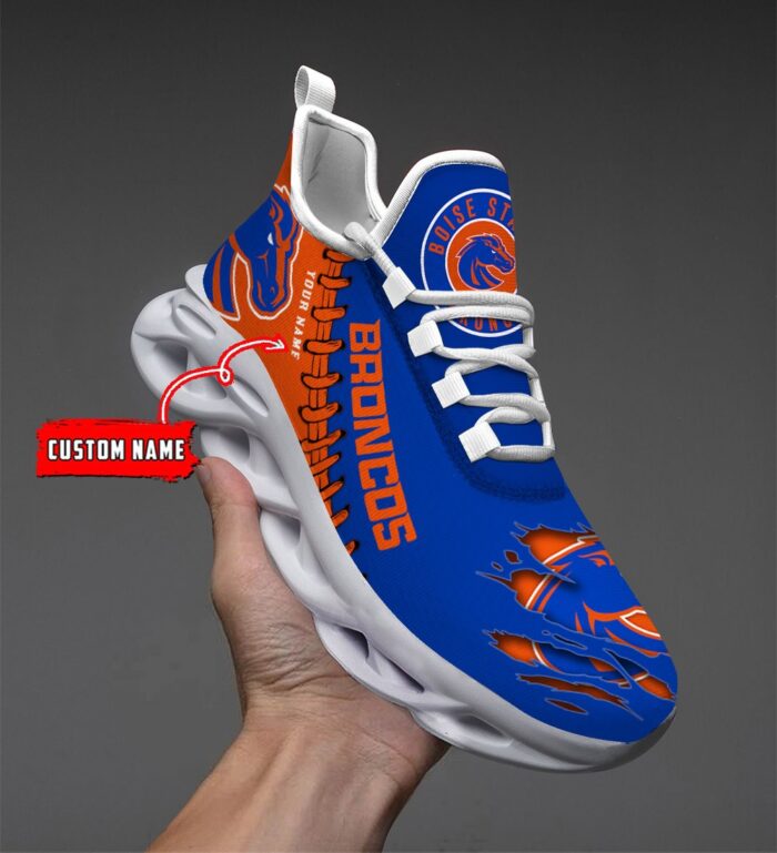 NCAA Custom name 23 Boise State Broncos Personalized Max Soul Shoes