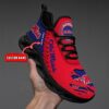 NCAA Custom name 25 Ole Miss Rebels Personalized Max Soul Shoes