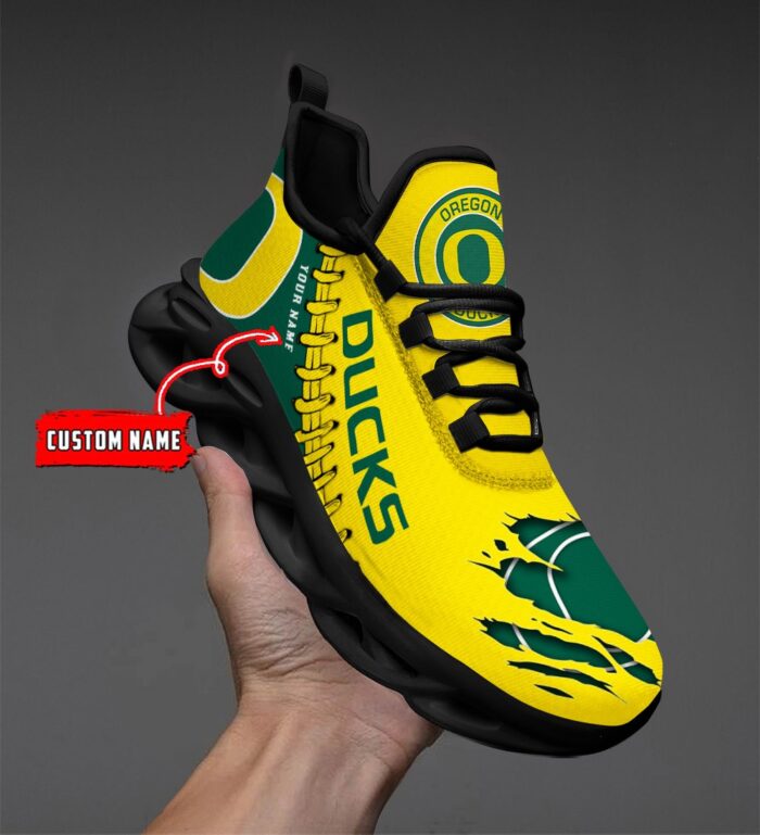 NCAA Custom name 26 Oregon Ducks Personalized Max Soul Shoes