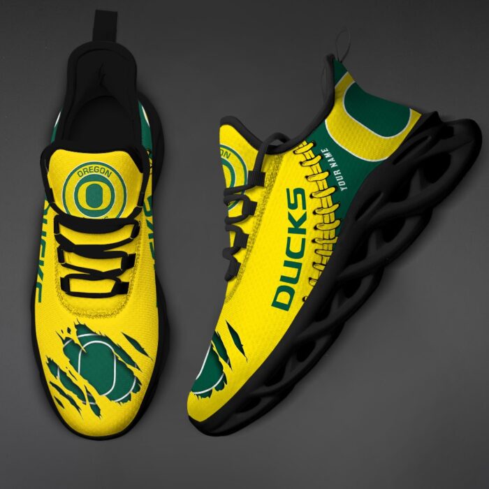 NCAA Custom name 26 Oregon Ducks Personalized Max Soul Shoes