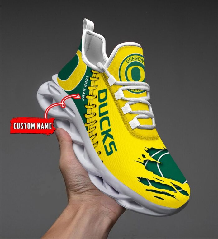 NCAA Custom name 26 Oregon Ducks Personalized Max Soul Shoes