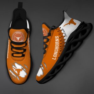 NCAA Custom name 32 Texas Longhorns Personalized Max Soul Shoes