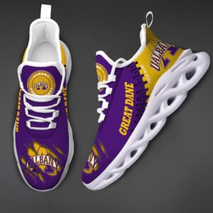 NCAA Custom name 38 Albany Great Danes Personalized Max Soul Shoes