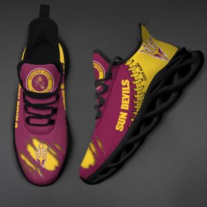 NCAA Custom name 40 Arizona State Sun Devils Personalized Max Soul Shoes