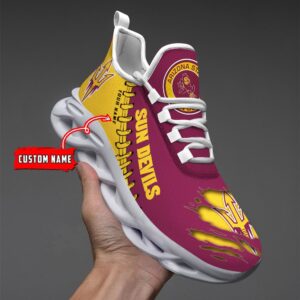 NCAA Custom name 40 Arizona State Sun Devils Personalized Max Soul Shoes