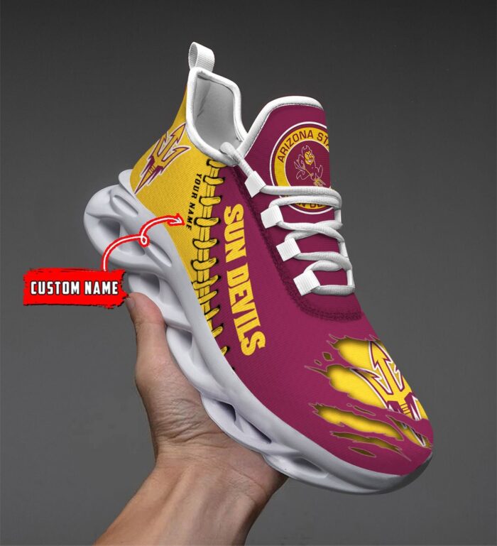 NCAA Custom name 40 Arizona State Sun Devils Personalized Max Soul Shoes