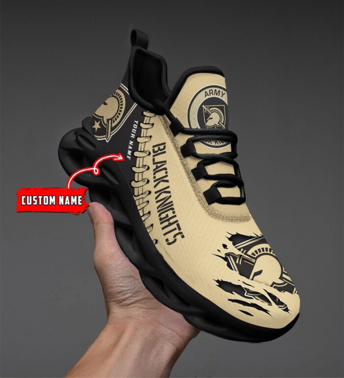 NCAA Custom name 42 Army Black Knights Personalized Max Soul Shoes