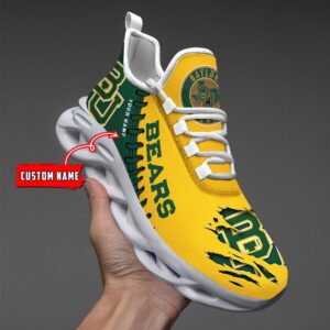 NCAA Custom name 43 Baylor Bears Personalized Max Soul Shoes