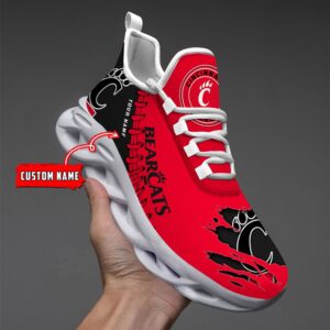 NCAA Custom name 45 Cincinnati Bearcats Personalized Max Soul Shoes