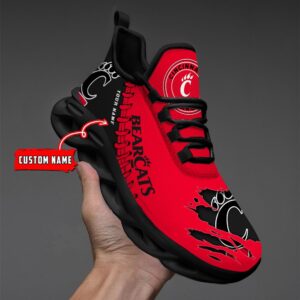 NCAA Custom name 45 Cincinnati Bearcats Personalized Max Soul Shoes