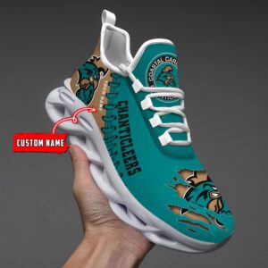 NCAA Custom name 46 Coastal Carolina Chanticleers Personalized Max Soul Shoes