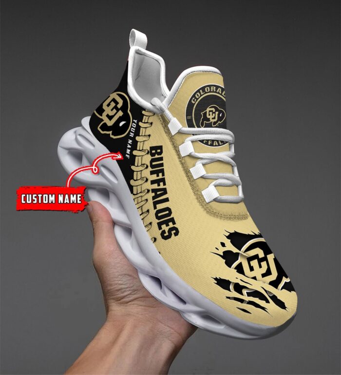 NCAA Custom name 47 Colorado Buffaloes Personalized Max Soul Shoes