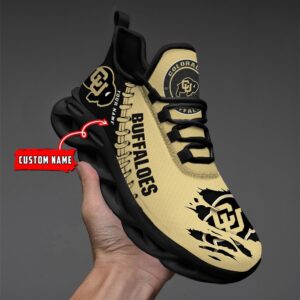 NCAA Custom name 47 Colorado Buffaloes Personalized Max Soul Shoes