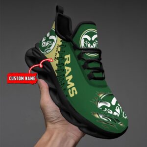 NCAA Custom name 48 Colorado State Rams Personalized Max Soul Shoes