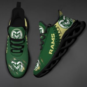 NCAA Custom name 48 Colorado State Rams Personalized Max Soul Shoes