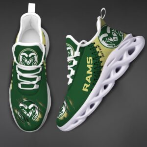 NCAA Custom name 48 Colorado State Rams Personalized Max Soul Shoes