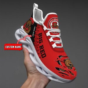 NCAA Custom name 52 Hawaii Rainbow Warriors Personalized Max Soul Shoes