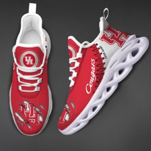 NCAA Custom name 53 Houston Cougars Personalized Max Soul Shoes