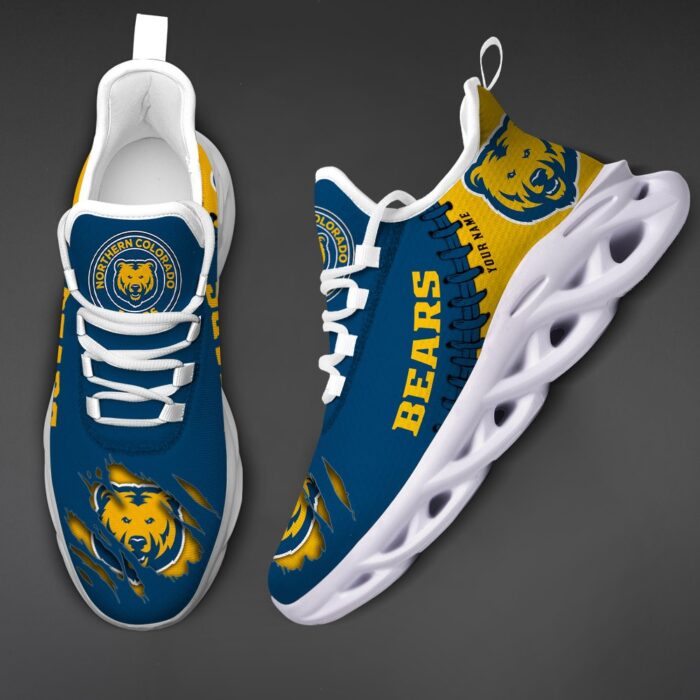 NCAA Custom name 60 Northern Colorado Bears Personalized Max Soul Shoes