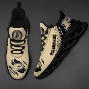 NCAA Custom name 61 Purdue Boilermakers Personalized Max Soul Shoes