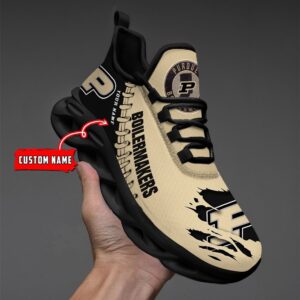 NCAA Custom name 61 Purdue Boilermakers Personalized Max Soul Shoes