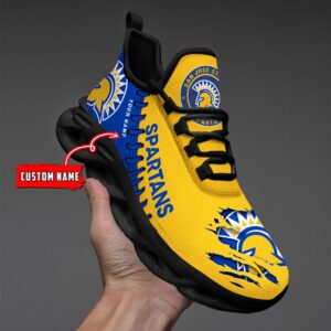 NCAA Custom name 63 San Jose State Spartans Personalized Max Soul Shoes