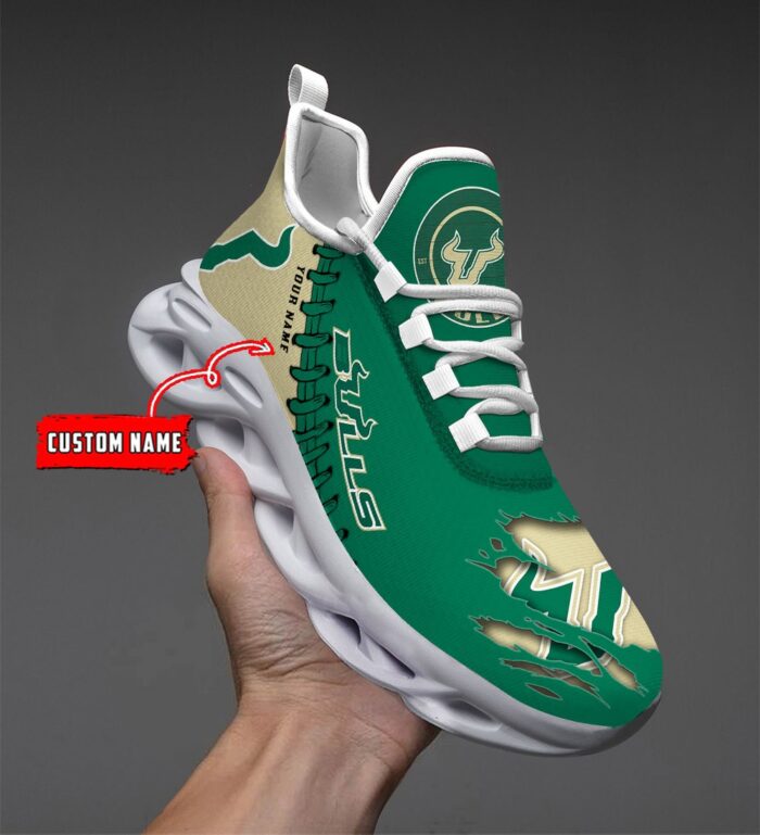 NCAA Custom name 65 South Florida Bulls Personalized Max Soul Shoes