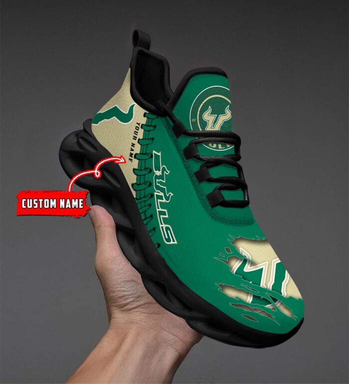 NCAA Custom name 65 South Florida Bulls Personalized Max Soul Shoes