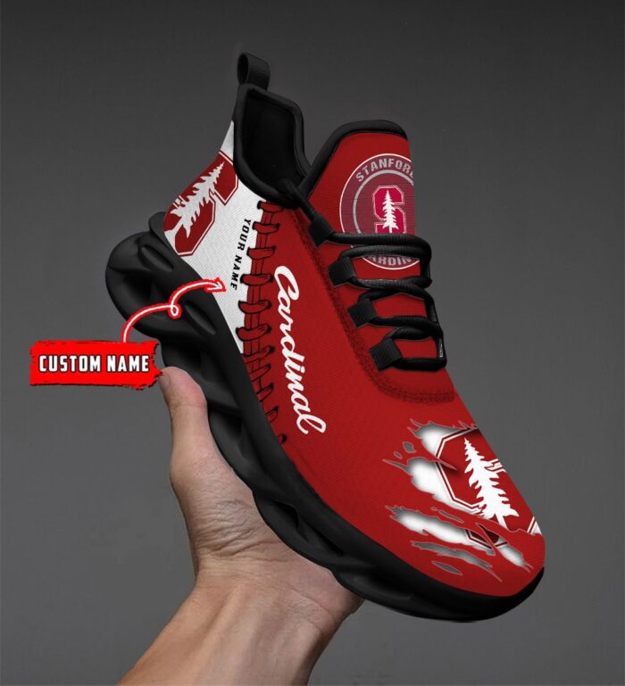 NCAA Custom name 66 Stanford Cardinal Personalized Max Soul Shoes